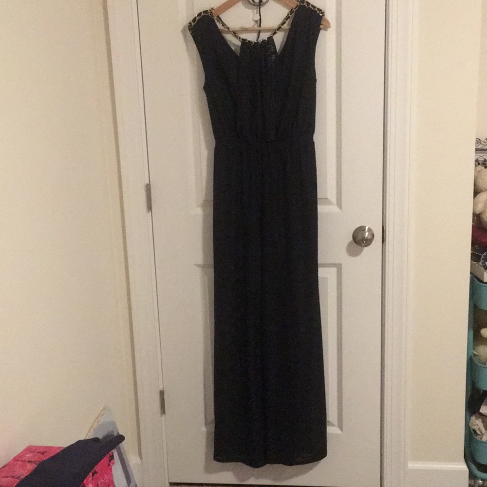 Bebe Black Jumpsuit